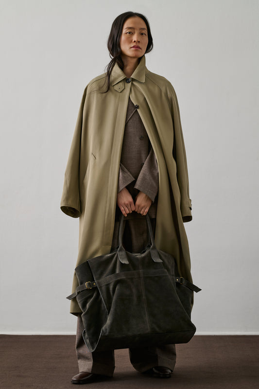 Cabas Blaine - Granite - Cuir - Femme