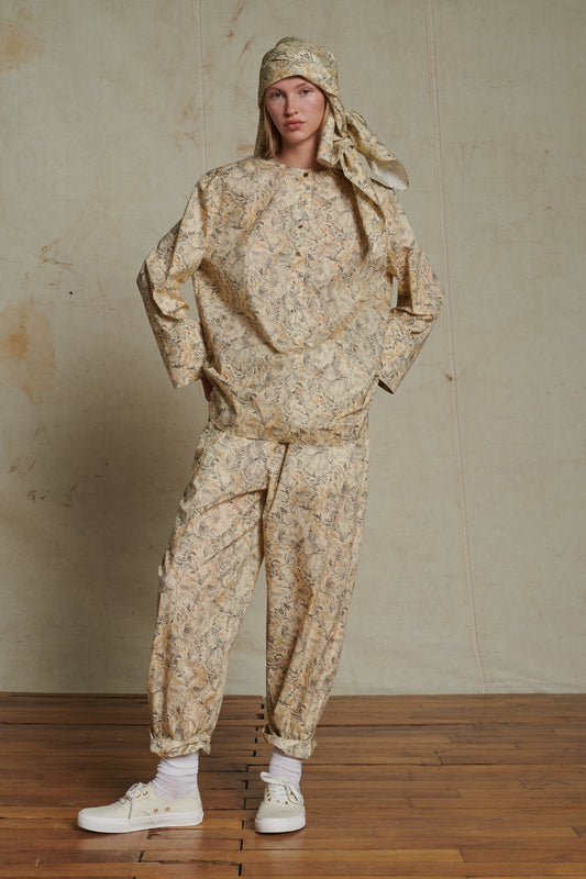 Chemise Alaska - Beige/Gris - Coton - Femme