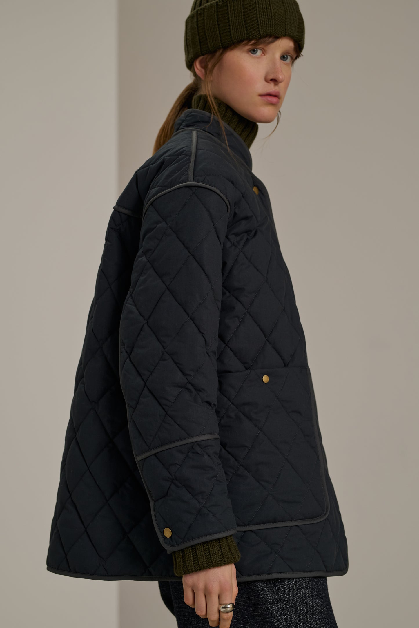 MANTEAU BELFAST GRIS