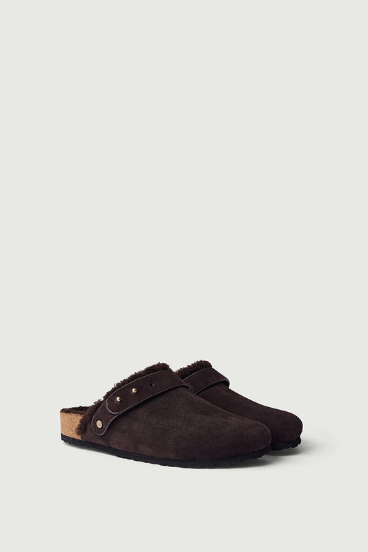 Sabots Sleepy - Marron Foncé - Cuir - Femme