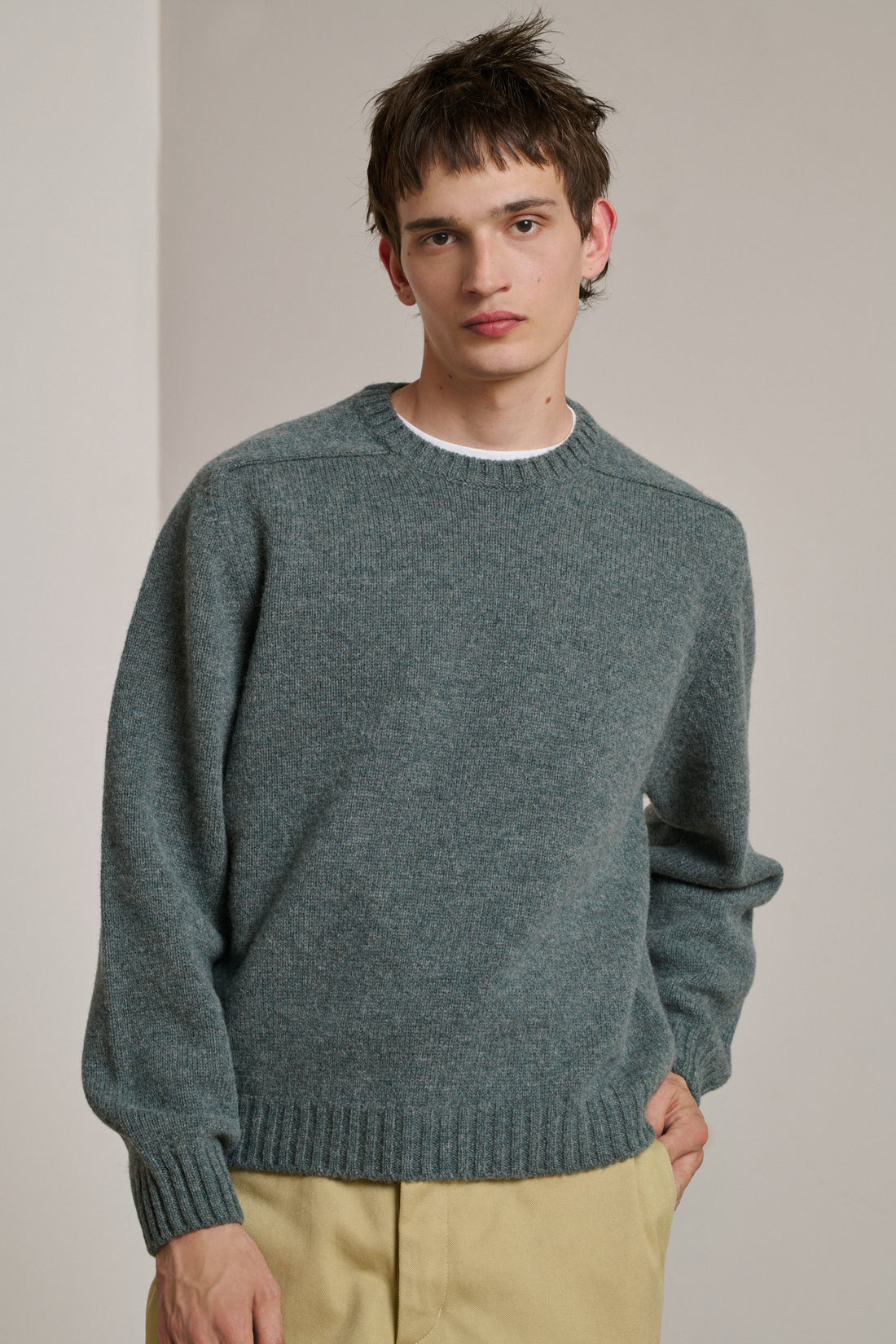 Pull Isamu - Bleu - Laine - Homme
