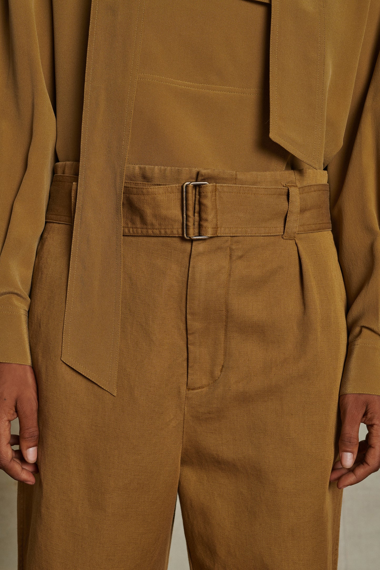 Pantalon Ankara - Bronze - Lin - Femme