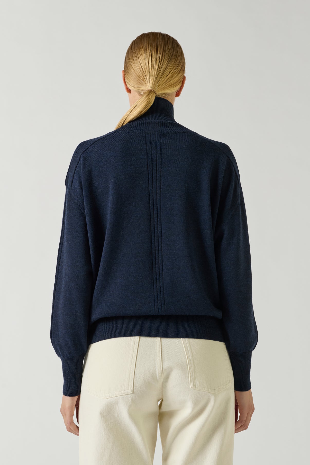 Pull Nord - Navy - Laine - Femme vue 3