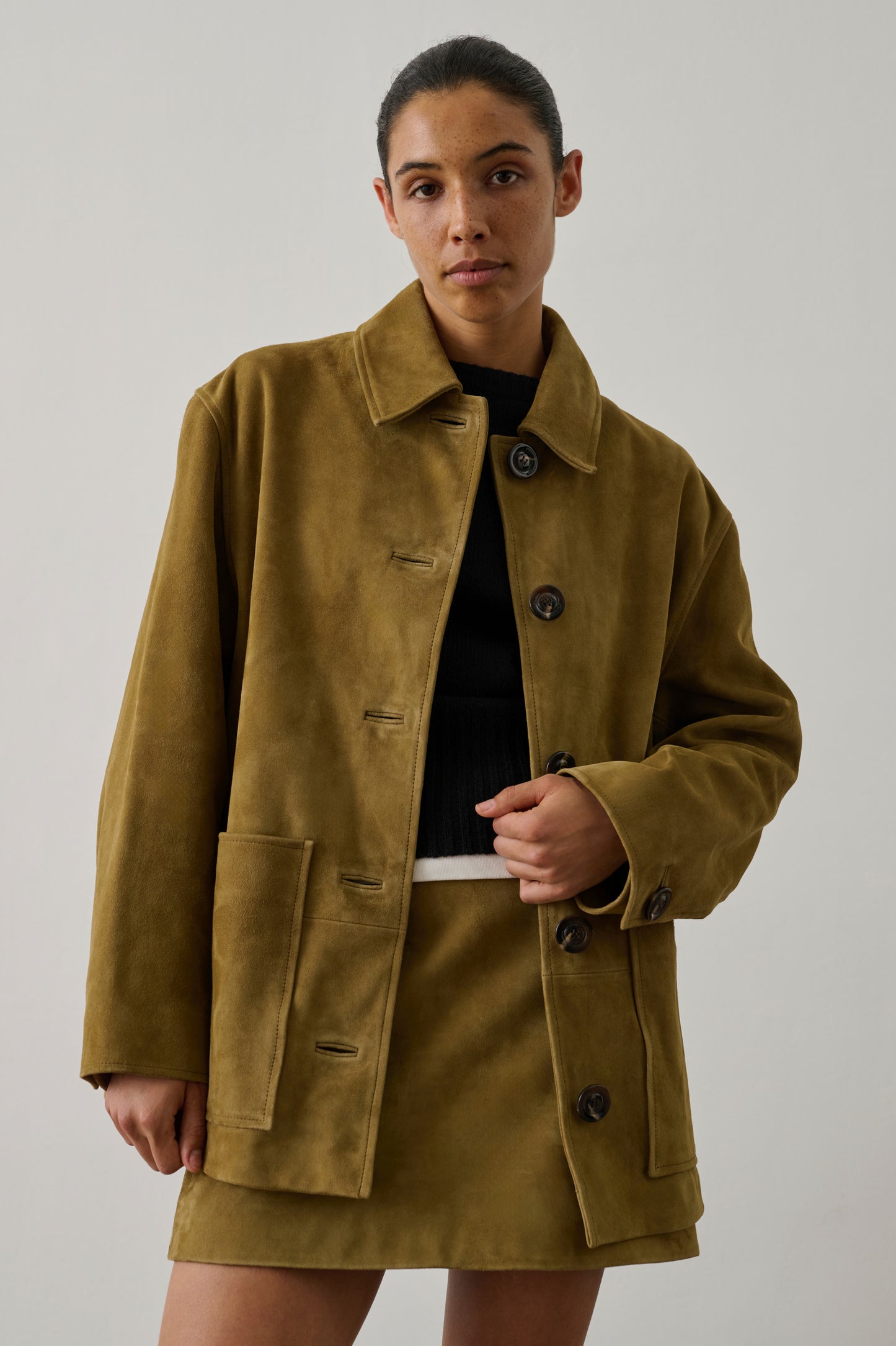 Blouson Vincenzo - Sable - Cuir - Femme