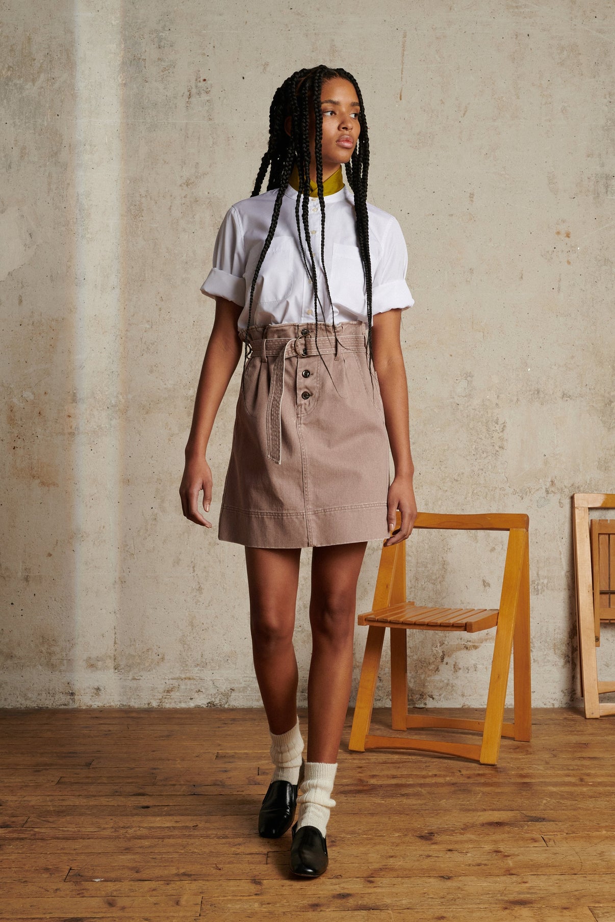 JUPE MUGUET VIOLETTE vue 1