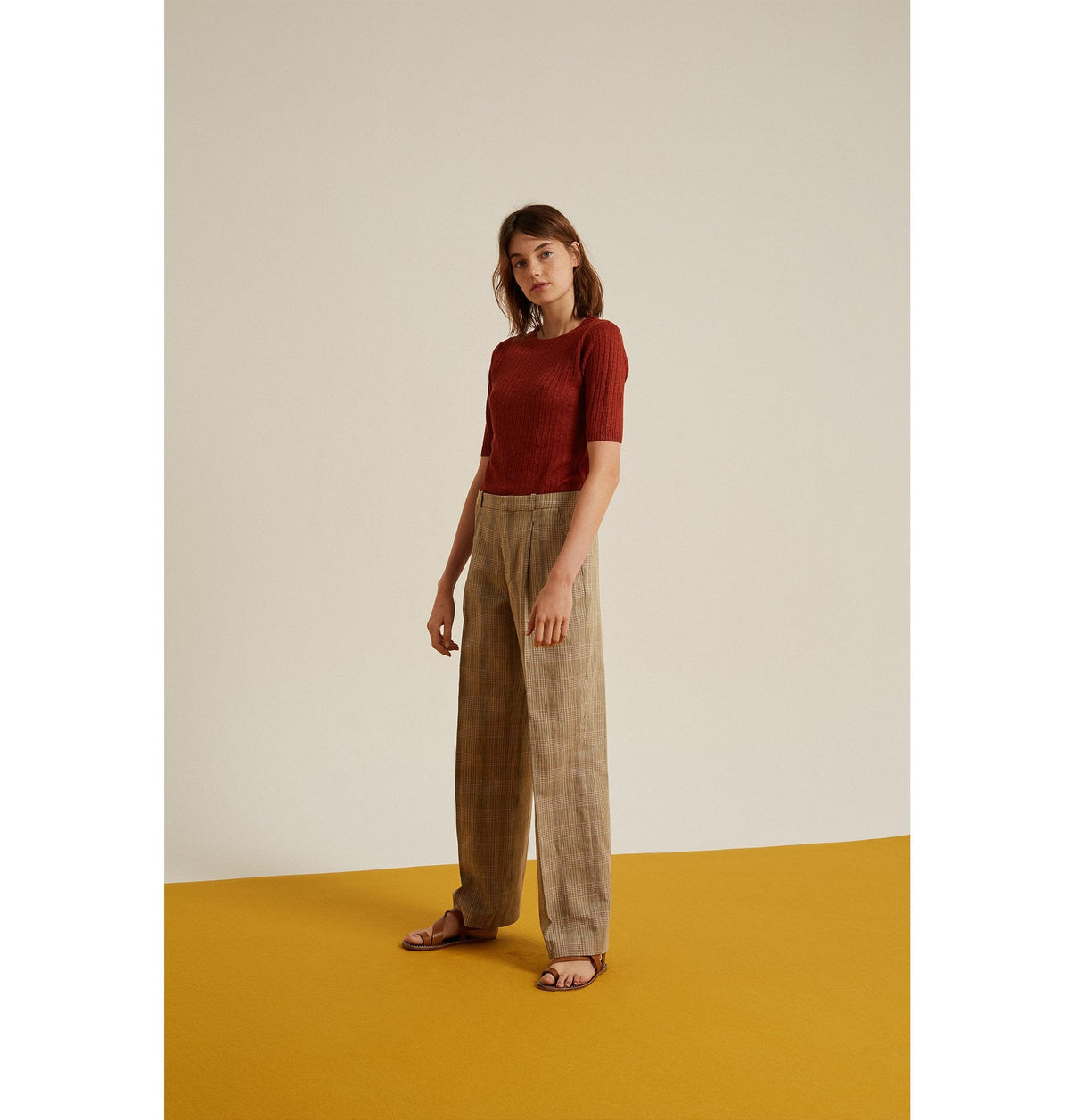 Pull DELON ROUGE vue 1