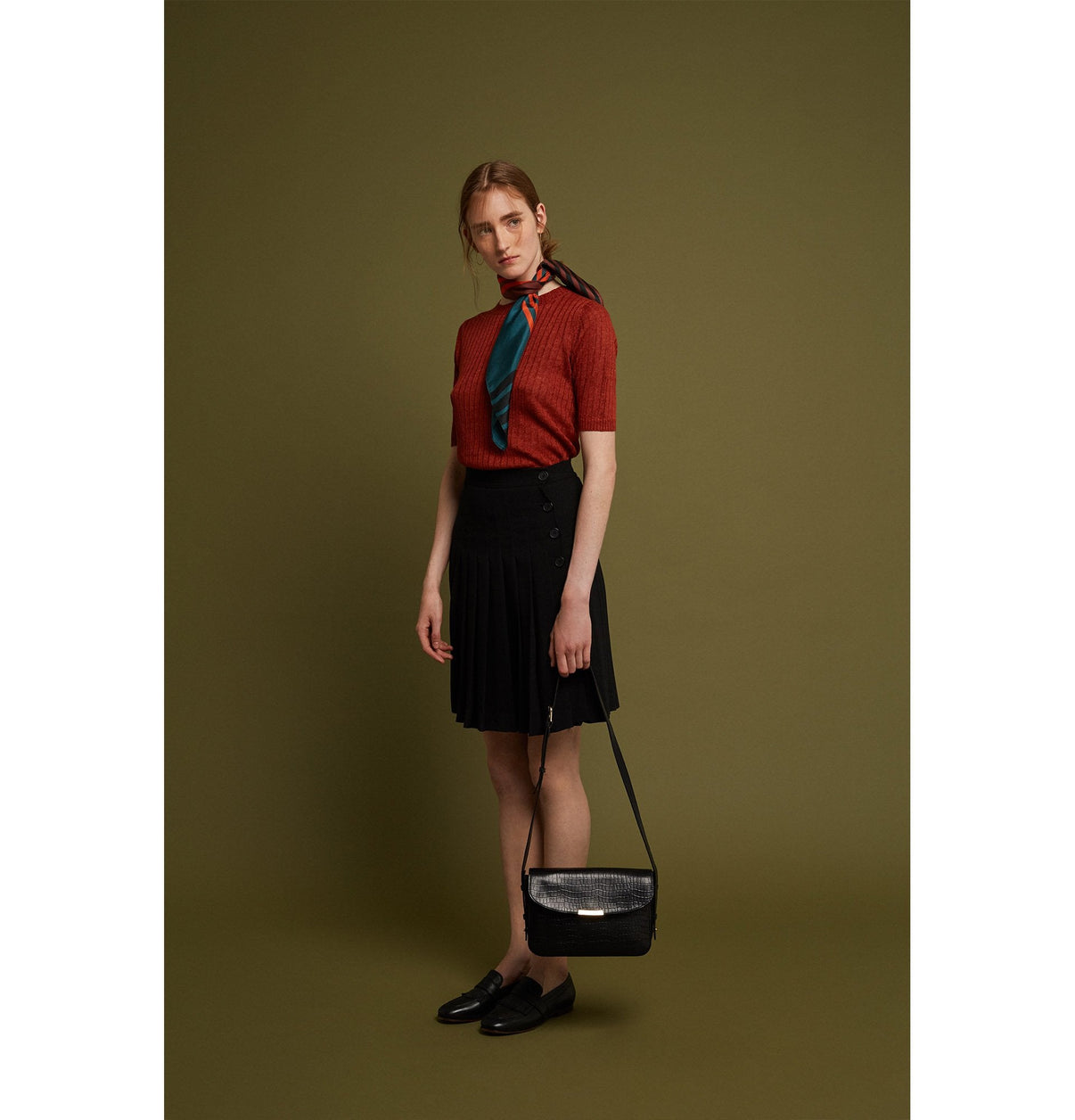 Pull DELON ROUGE vue 4