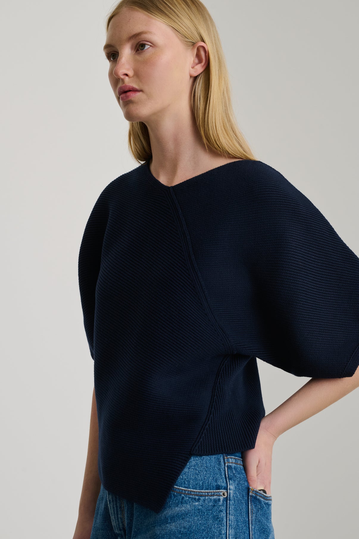 Pull Essaouira - Dark Navy - Coton - Femme vue 2